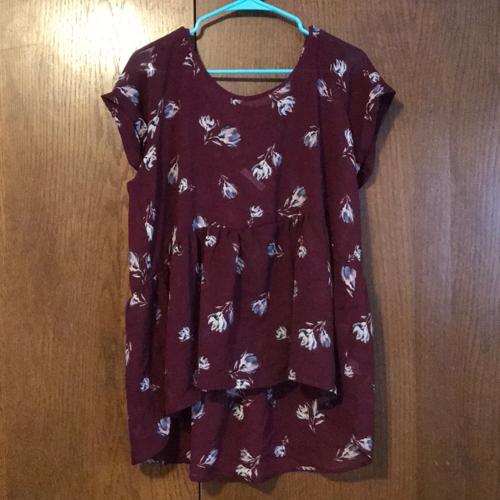 Sheer blouse